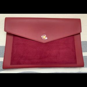 Glass Ladder & Co Megan Portfolio Burgundy